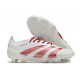 Chaussure adidas Predator Elite FG Blanc Rouge