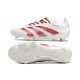 Chaussure adidas Predator Elite FG Blanc Rouge