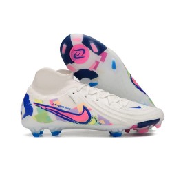 Nike Phantom Luna II Elite FG Blanc Rose Bleu