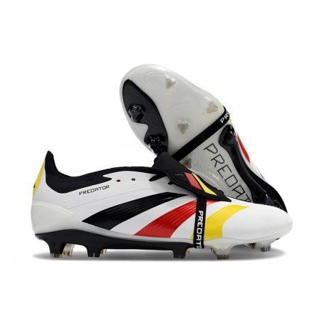 adidas Predator FT Elite FG Blanc Noir Rouge Jaune