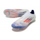adidas F50 Elite Laceless FG Advancement - Blanc Bleu Rouge 