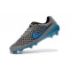 Chaussures De Football - Nike Magista Opus FG - Gris Loup Bleu Turquoise Noir