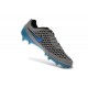Chaussures De Football - Nike Magista Opus FG - Gris Loup Bleu Turquoise Noir