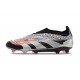 adidas Predator Elite Laceless FG Noir Argent Rouge