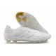 Chaussure adidas Copa Pure II + Elite FG Cuir Blanc Ftwr Or Métallique