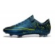 Chaussures De Foot Hommes - Nike Mercurial Vapor X FG - Bleu Noir Volt