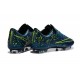 Chaussures De Foot Hommes - Nike Mercurial Vapor X FG - Bleu Noir Volt