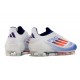 adidas F50 Elite FG Blanc Bleu Rouge