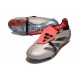 adidas Predator Elite Foldover Tongue FG Platin Métallique Noir Aurore Carbone