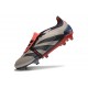 adidas Predator Elite Foldover Tongue FG Platin Métallique Noir Aurore Carbone