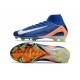 Nike Zoom Mercurial Superfly 10 Elite FG Bleu Blanc Orange