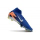 Nike Zoom Mercurial Superfly 10 Elite FG Bleu Blanc Orange