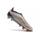 adidas Predator Elite Laceless FG Platin Métallique Noir Aurore Carbone