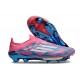 Chaussure adidas F50+ LL FG Bleu Solaire Blanc Ftwr Rose