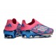 Chaussure adidas F50+ LL FG Bleu Solaire Blanc Ftwr Rose