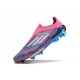 Chaussure adidas F50+ LL FG Bleu Solaire Blanc Ftwr Rose