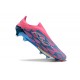 Chaussure adidas F50+ LL FG Bleu Solaire Blanc Ftwr Rose