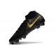 Nike Phantom Luna II Elite FG Noir Or Monnaie Métallique