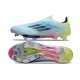 Chaussure adidas F50+ LL FG Bleu Très Pâle Semi Bleu Lucide Jaune Semi