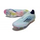 Chaussure adidas F50+ LL FG Bleu Très Pâle Semi Bleu Lucide Jaune Semi