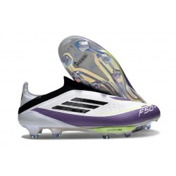 Chaussure adidas F50+ LL FG X Messi Blanc Ftwr Noir Violet Uni