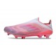 Chaussure adidas F50+ LL FG Rose Blanc