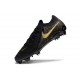 Nike Phantom Luna 2 Elite Low FG Noir Or Monnaie Métallique