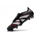 Crampons adidas Predator Elite FT FG Noir Gris Quatre Rouge Lucide