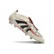 Crampons adidas Predator Elite FT FG Blanc Cassé Noir Rubis Pur
