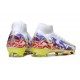 Nike Zoom Mercurial Superfly 10 Elite FG Blanc Jaune Violet