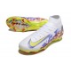 Nike Zoom Mercurial Superfly 10 Elite FG Blanc Jaune Violet