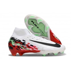 Nike Zoom Mercurial Superfly 10 Elite FG Blanc Noir Rouge