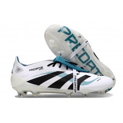 Crampons adidas Predator Elite FT FG Blanc Noir Bleu