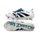 Crampons adidas Predator Elite FT FG Blanc Noir Bleu