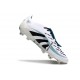 Crampons adidas Predator Elite FT FG Blanc Noir Bleu