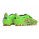 Crampons adidas Predator Elite FT FG Citron Lucide Rose Bleu Fusion
