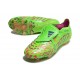Crampons adidas Predator Elite FT FG Citron Lucide Rose Bleu Fusion