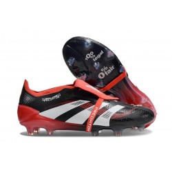 Crampons adidas Predator Elite FT FG X MOMENTS Noir Blanc Rouge Vif