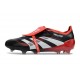 Crampons adidas Predator Elite FT FG X MOMENTS Noir Blanc Rouge Vif