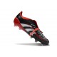 Crampons adidas Predator Elite FT FG X MOMENTS Noir Blanc Rouge Vif