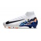 Nike Zoom Mercurial Superfly 10 Elite FG Blanc Noir Bleu