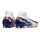 Nike Zoom Mercurial Superfly 10 Elite FG Blanc Noir Bleu