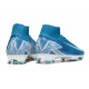 Nike Zoom Mercurial Superfly 10 Elite FG Bleu Blanc