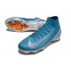 Nike Zoom Mercurial Superfly 10 Elite FG Bleu Blanc
