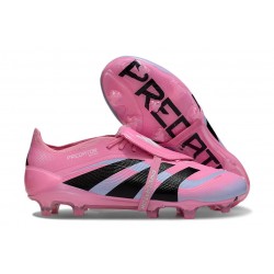 Crampons adidas Predator Elite FT FG Rose Noir