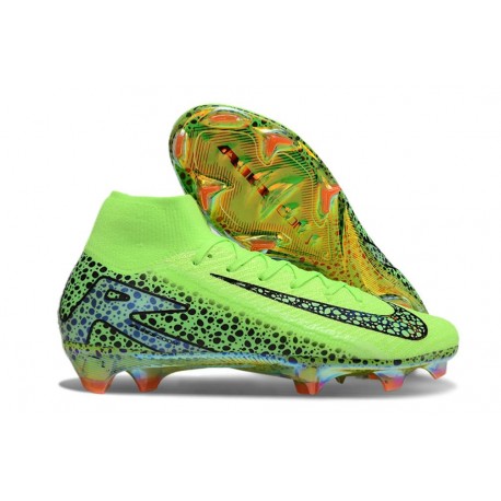 Nike Zoom Mercurial Superfly 10 Elite FG Vert Noir