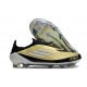 adidas F50 Elite Laceless FG Doré Noir Blanc