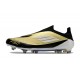 adidas F50 Elite Laceless FG Doré Noir Blanc