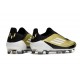 adidas F50 Elite Laceless FG Doré Noir Blanc