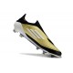 adidas F50 Elite Laceless FG Doré Noir Blanc